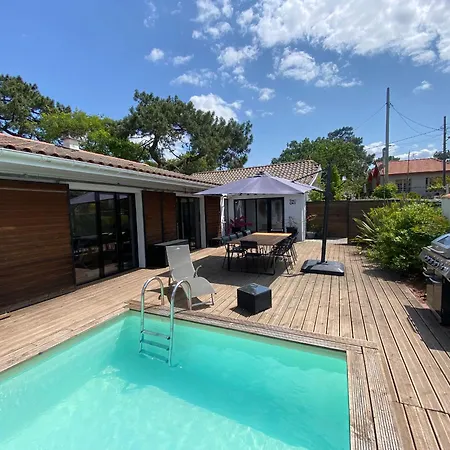 Вилла Avec Piscine, Wifi Et Jardin Au Coeur Des Abatilles, Proche Et Commerces - Fr-1-374-202 Аркашон